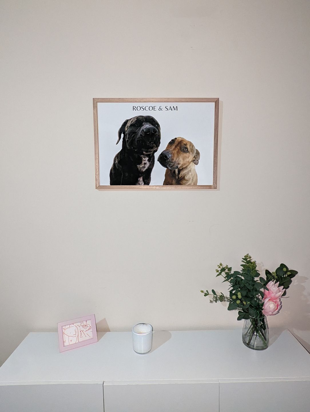 Customer photo review of Two-Pet Portrait