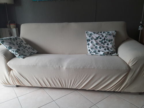 Customer photo review of Beige - Housses 100% Waterproof et Ultra résistantes Extensibles de Fauteuil et Canapé