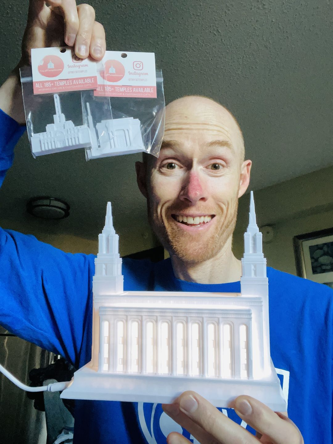 Customer photo review of 10 Temple Magnets - Gift Ready