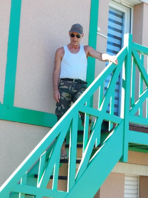 Customer photo review of 10.5 oz Cotton Tank Top - White