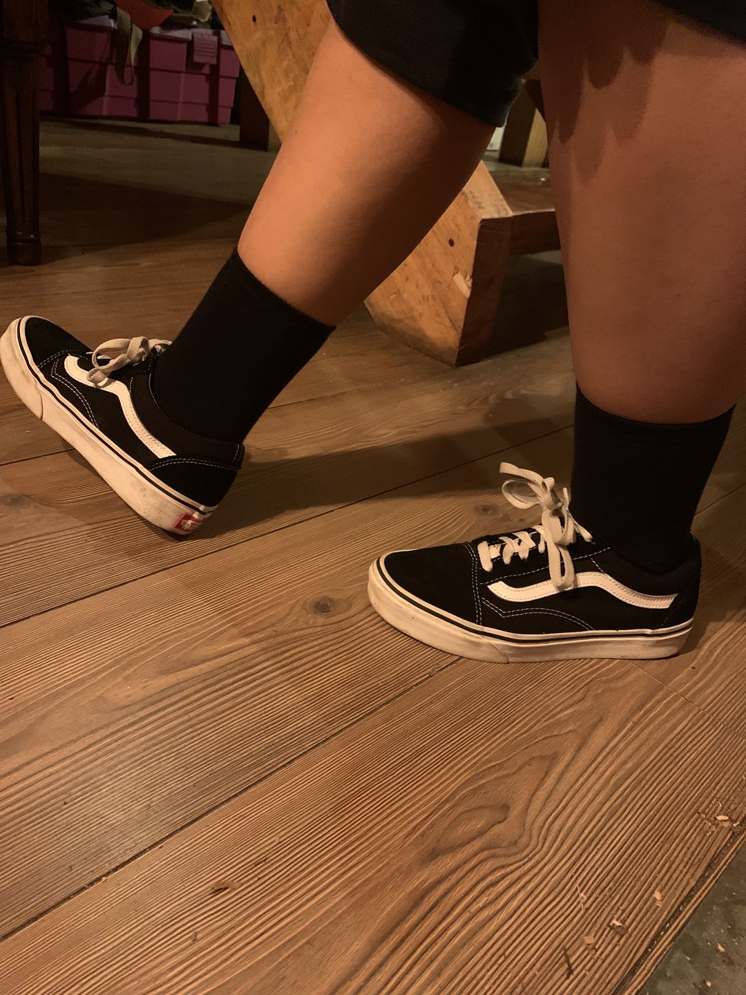 Customer photo review of Zapatilla Vans Old Skool Mujer Negro