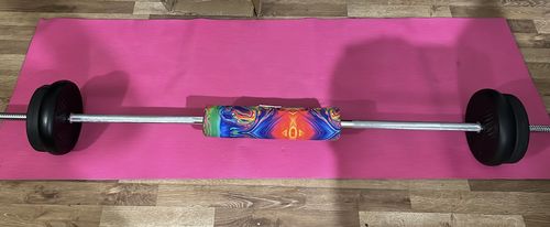 Customer photo review of Barbell Pad Psicodelic