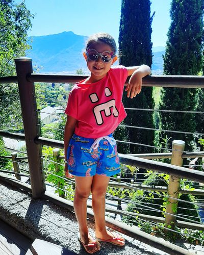 Customer photo review of Shorts leopardo azzurro