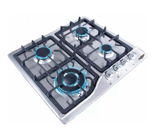 Customer photo review of Parrilla de Gas Empotrable 4 Quemadores Acero Inoxidable
