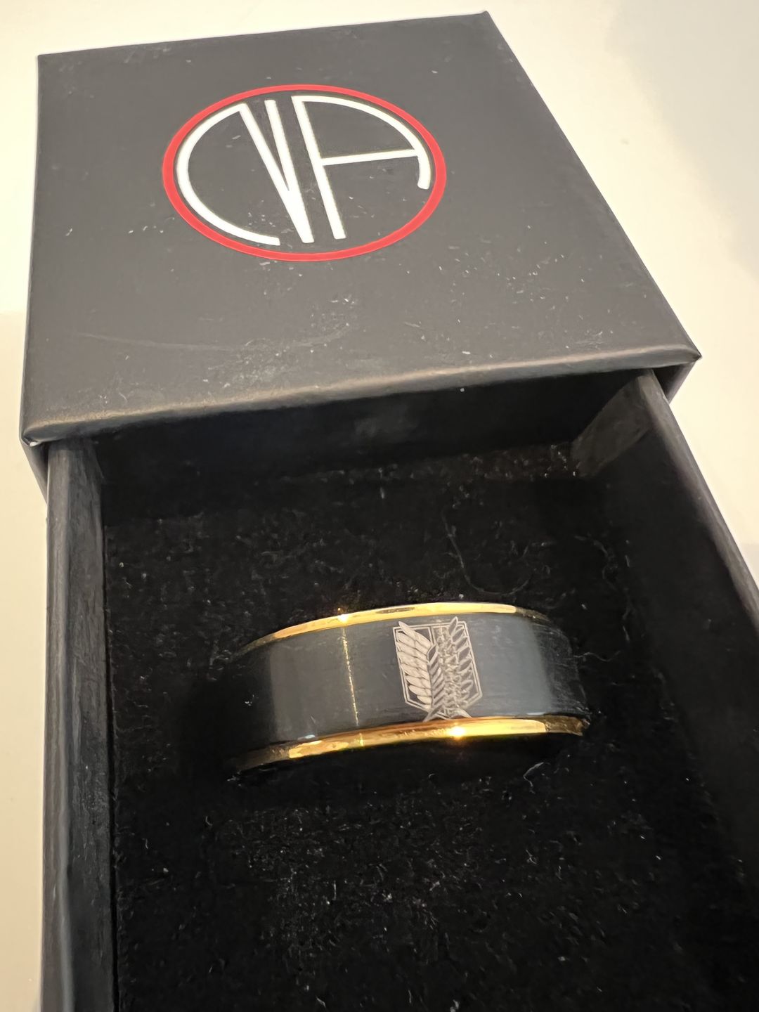 Customer photo review of [Limited Edition] 18K Gold Plated Wings of Freedom