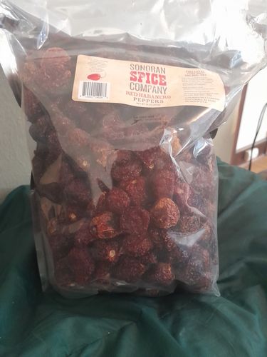 Customer photo review of Red Habanero Peppers