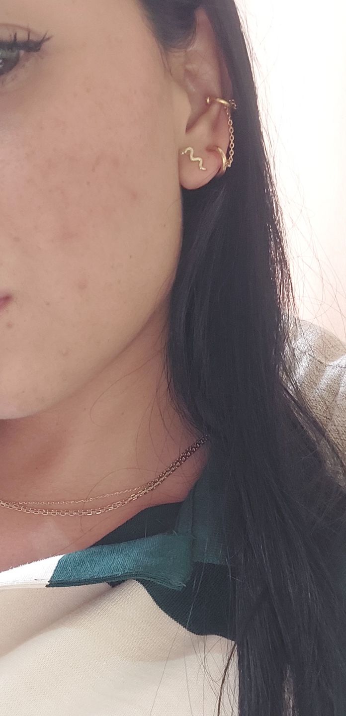 Customer photo review of Ear cuff con extensión