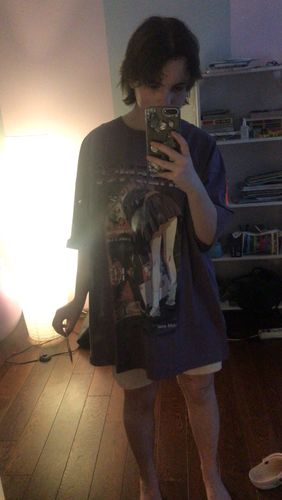 Customer photo review of Harajuku Style "Gun Girl" Tee