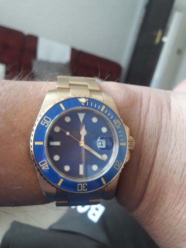 Customer photo review of Replica Rolex Submariner - Silver/Blue