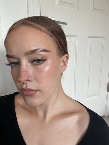 Customer photo review of SL70 Blue Contact Lenses(12 months wear)