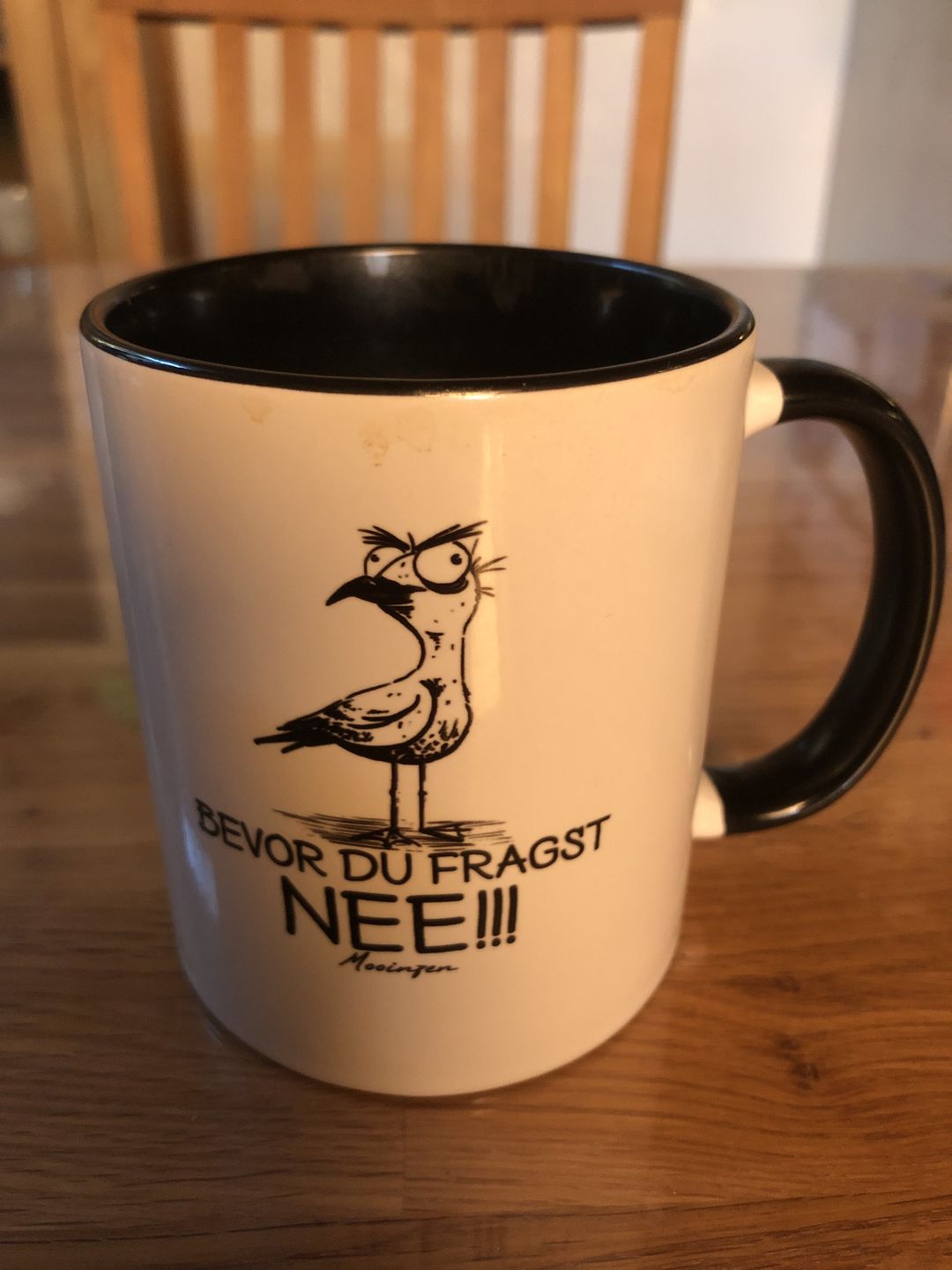 Customer photo review of Möwe Nee · Keramik Tasse zweifarbig