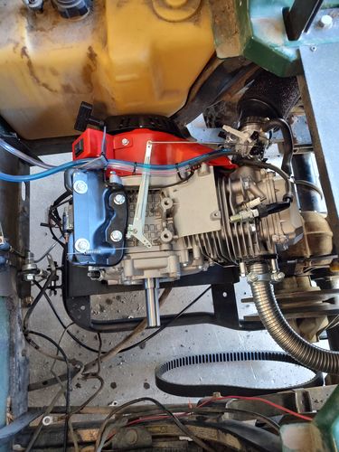 Customer photo review of Muffler Kit for Predator 420/460cc - EZGO TXT