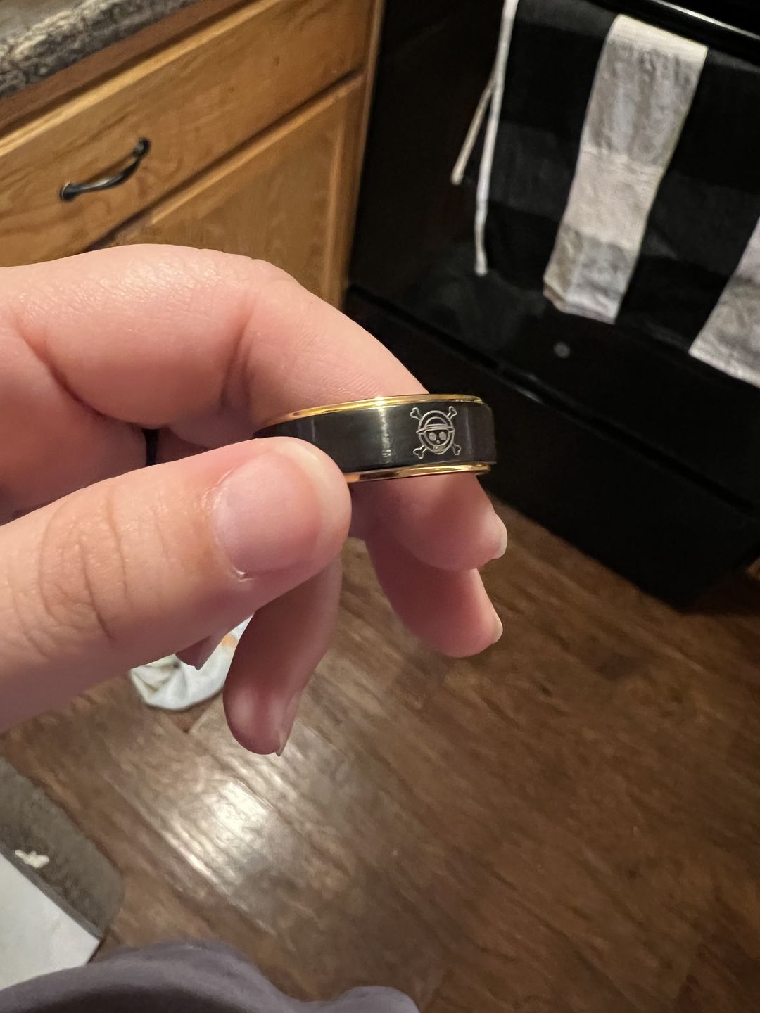 Customer photo review of [Limited Edition] 18K Gold Plated Straw Hat Pirates