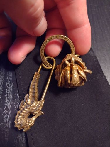 Customer photo review of Brass Hermit Crab Bell