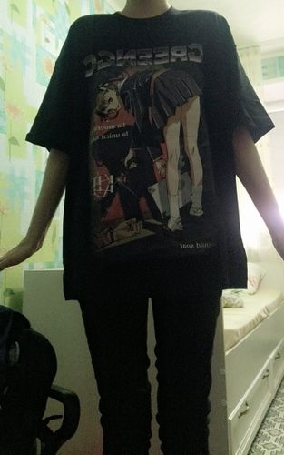 Customer photo review of Harajuku Style "Gun Girl" Tee