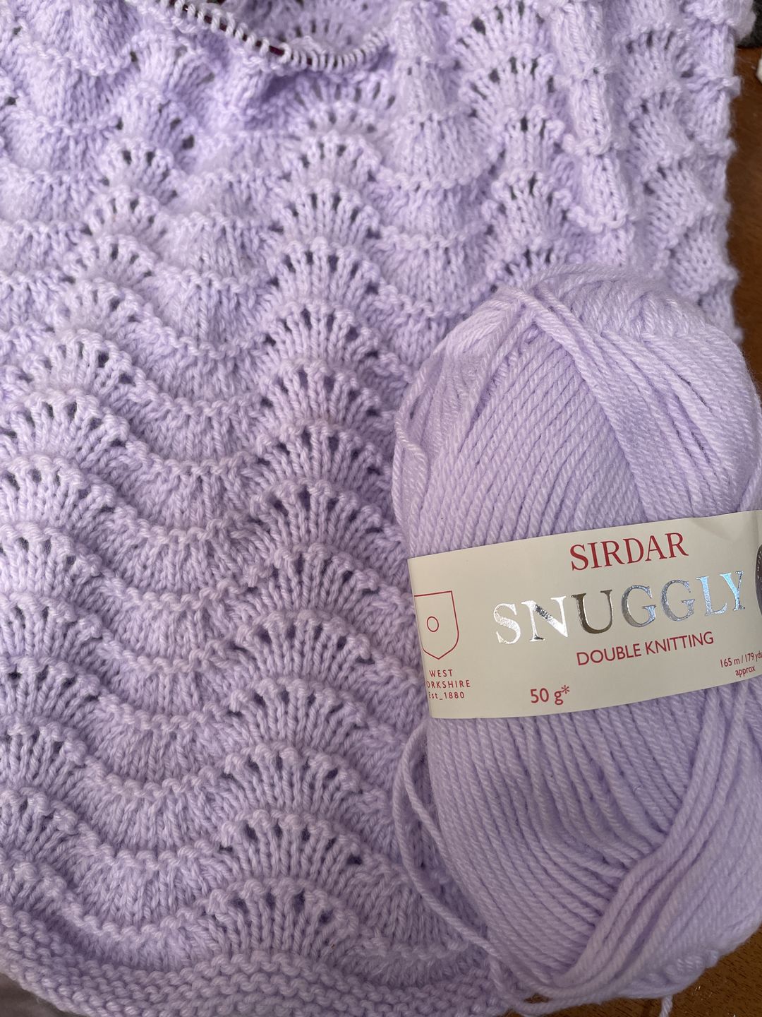 Customer photo review of Sirdar Snuggly 8 ply DK