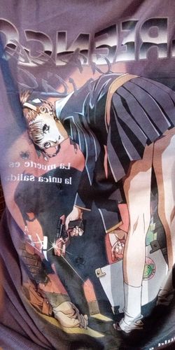 Customer photo review of Harajuku Style "Gun Girl" Tee