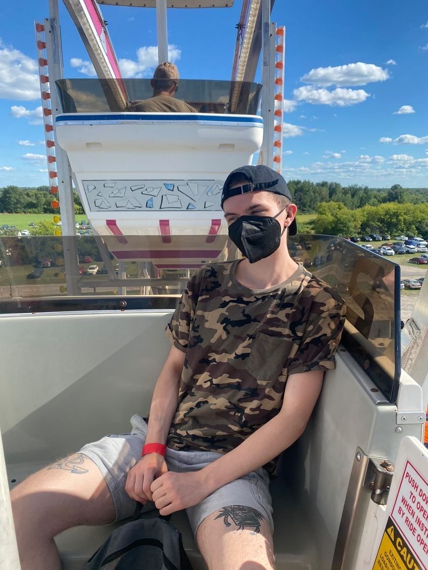 Customer photo review of KN95 Respirator Face Mask Individually Sealed by PPE Supply (Cone Shape)