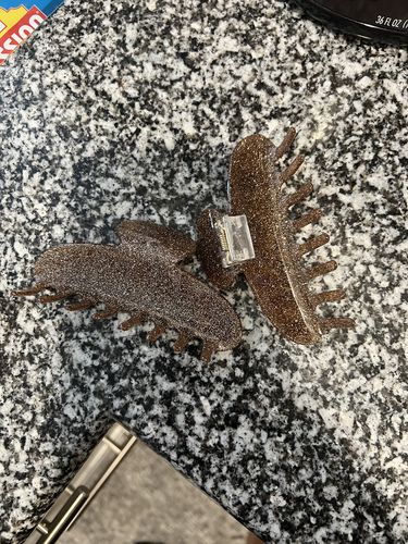 Customer photo review of New Moon Glitter Clip by TR