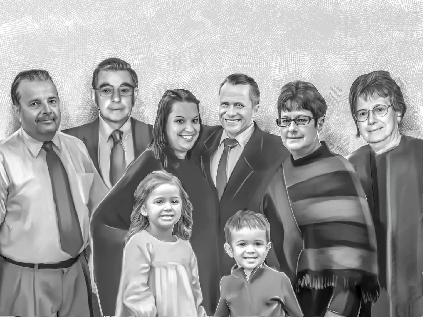 Customer photo review of Charcoal Memorial Portraits from Photos