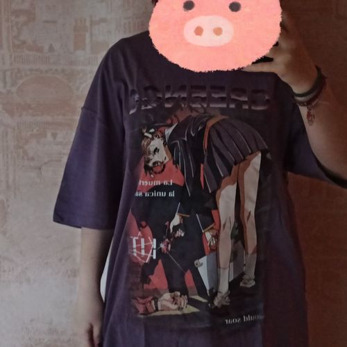Customer photo review of Harajuku Style "Gun Girl" Tee