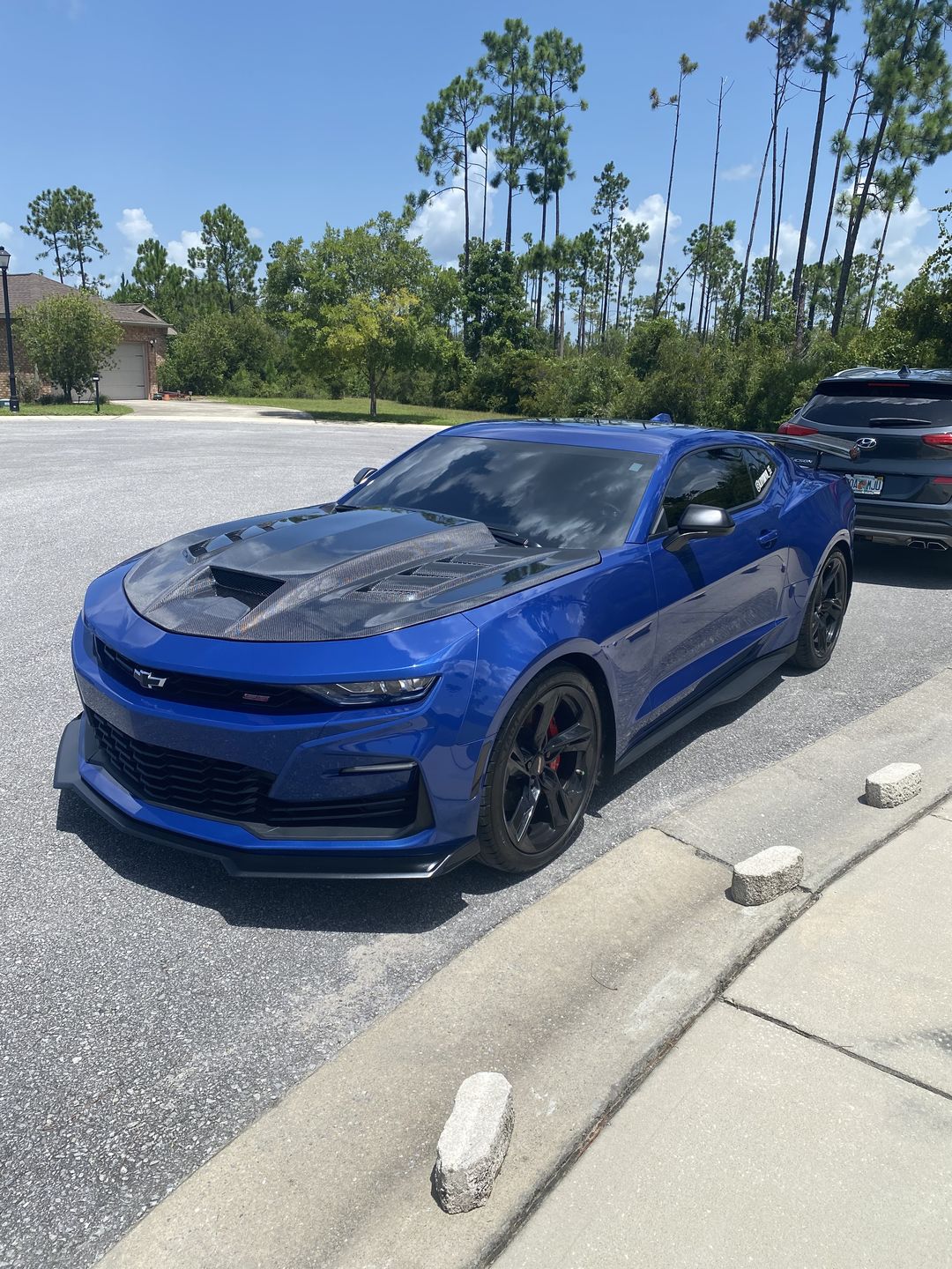 Customer photo review of PRE-ORDER 2016-2023 CHEVY CAMARO TYPE-AMS CARBON FIBER HOOD