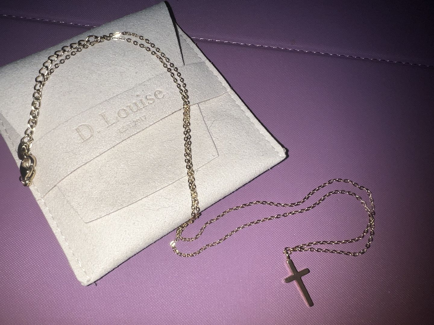 Customer photo review of Cross Necklace