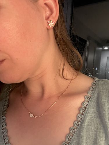 Customer photo review of Boucles d'oreilles Constance