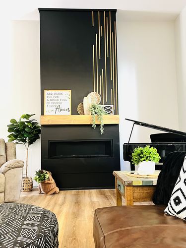 Customer photo review of Contemporary Mantels