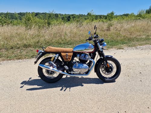 Customer photo review of Sacoche latérale cuir Camel pour Royal Enfield