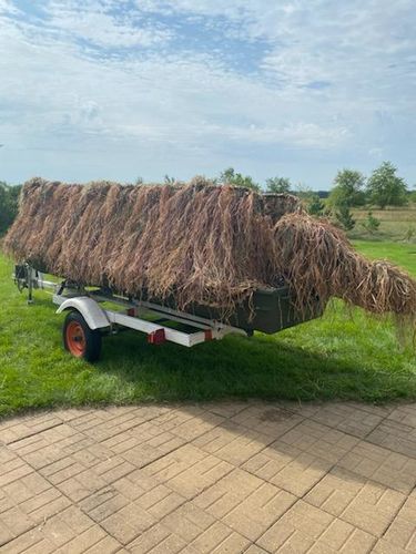 Customer photo review of Hunting Blind Raffia Grass (Pack)
