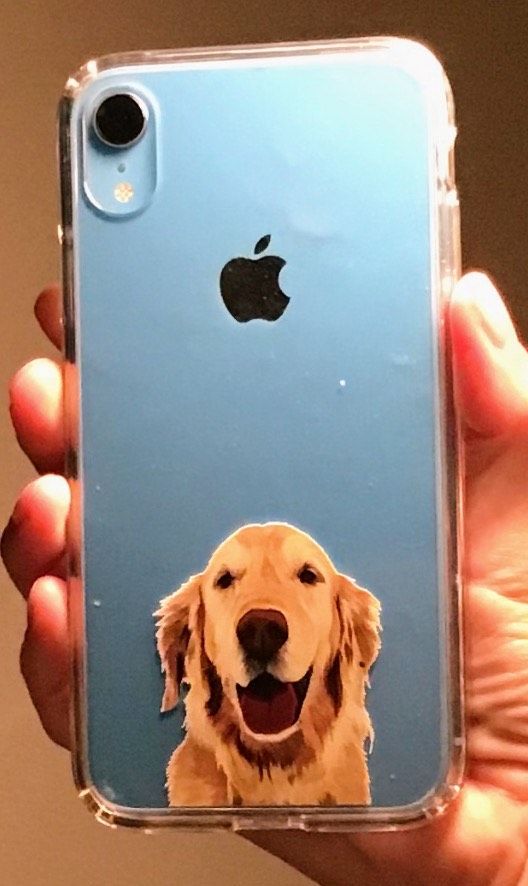 Customer photo review of Custom Pet Portrait Phone Cases