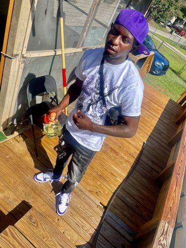 Customer photo review of Jordan 3 Dark Iris DopeSkill T-Shirt Gettin Bored With This Money Graphic