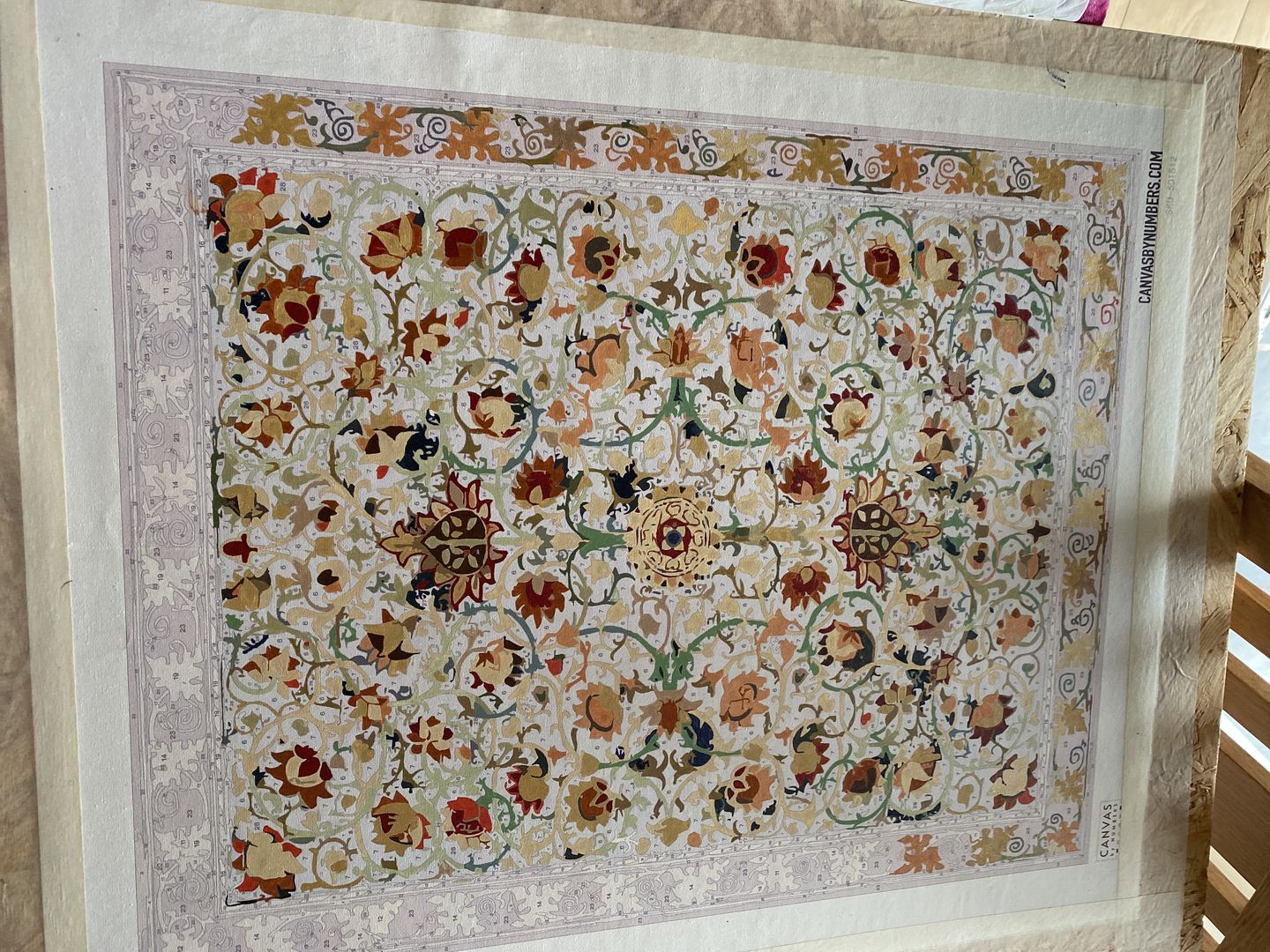 Customer photo review of Extra Paint Kit to Elevate Paint by Numbers Experience