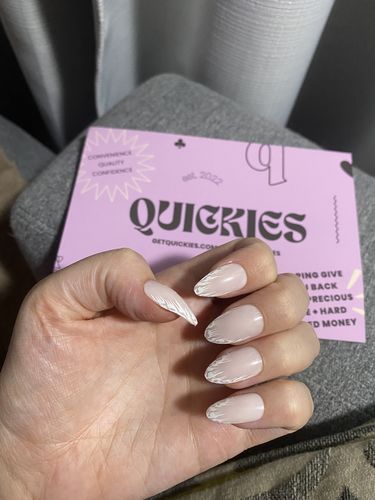 Customer photo review of Privacy Please 24pc Press On Nail Set