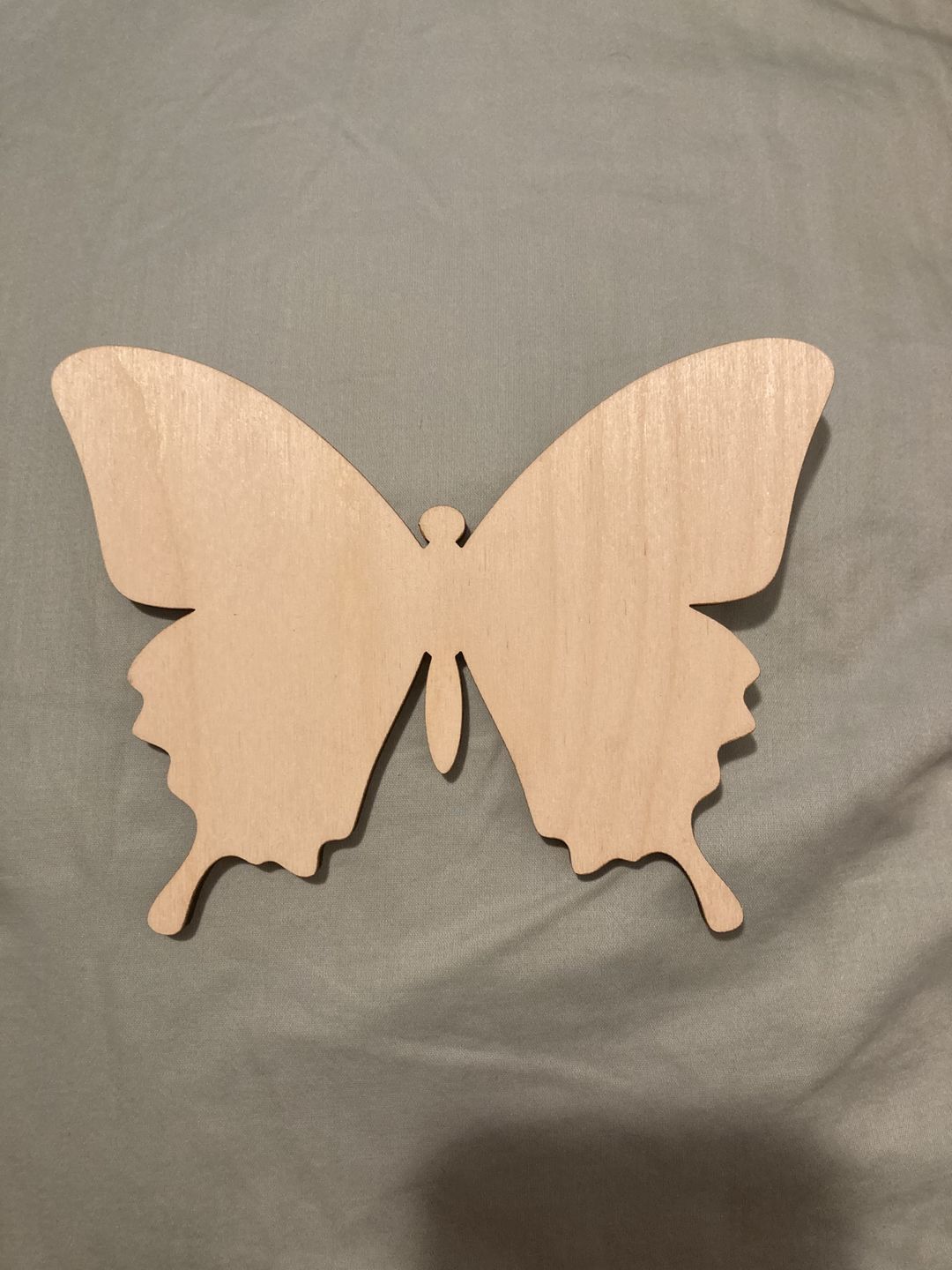Customer photo review of Unfinished Wood Butterfly Shape - Insect - Animal - Wildlife - Craft - up to 24" DIY