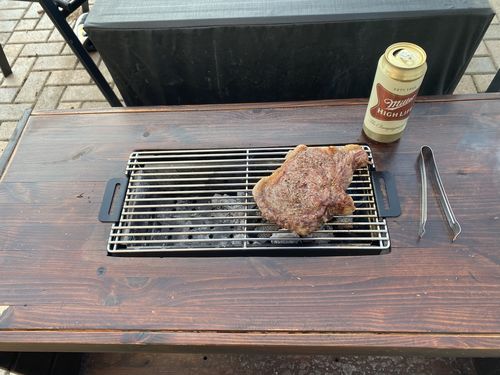 Customer photo review of YAK Hibachi Charcoal Grill