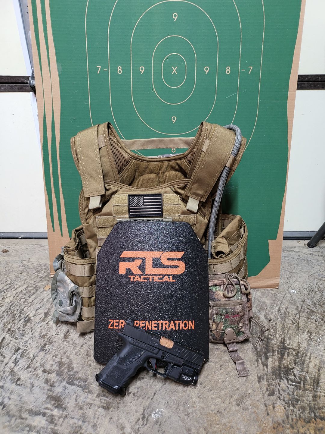 Customer photo review of RTS Tactical Ceramic NIJ 0101.06 Level IV Rifle Protection Plate Insert - 10 X 12