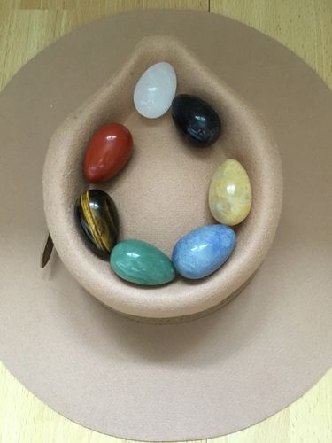 Customer photo review of Coffret Œufs 7 chakras