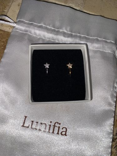 Customer photo review of Les faux piercings 2 en 1 : star