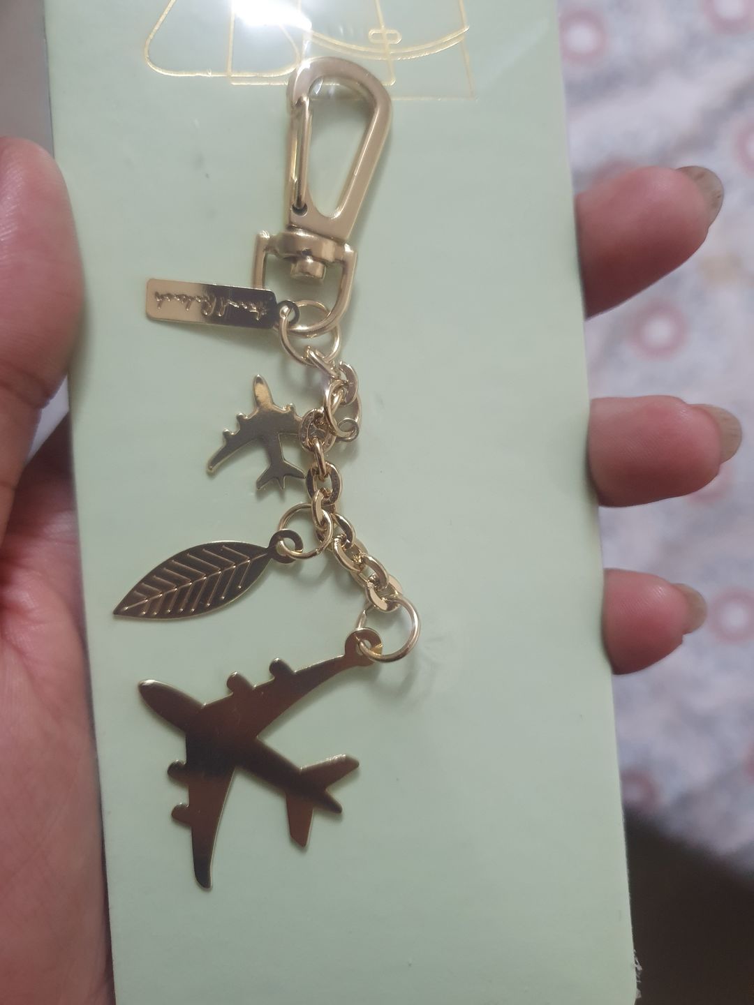 Customer photo review of Bag Charm Aeroplane