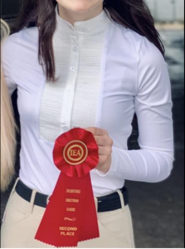 Customer photo review of HR Farm Women Soft Show Shirt Long Sleeve Riding Shirt