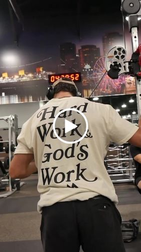Customer video review of Hard Work & God's Work -  OFFWHITE TEE