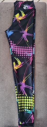 Customer photo review of Leggings Deportivos Mujer Estampado Destello Color - TFIT PRO 936