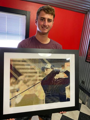 Customer photo review of Custom Diamond Painting Kits for Adults DIY 5D - Photo Diamond Art Shipped from USA