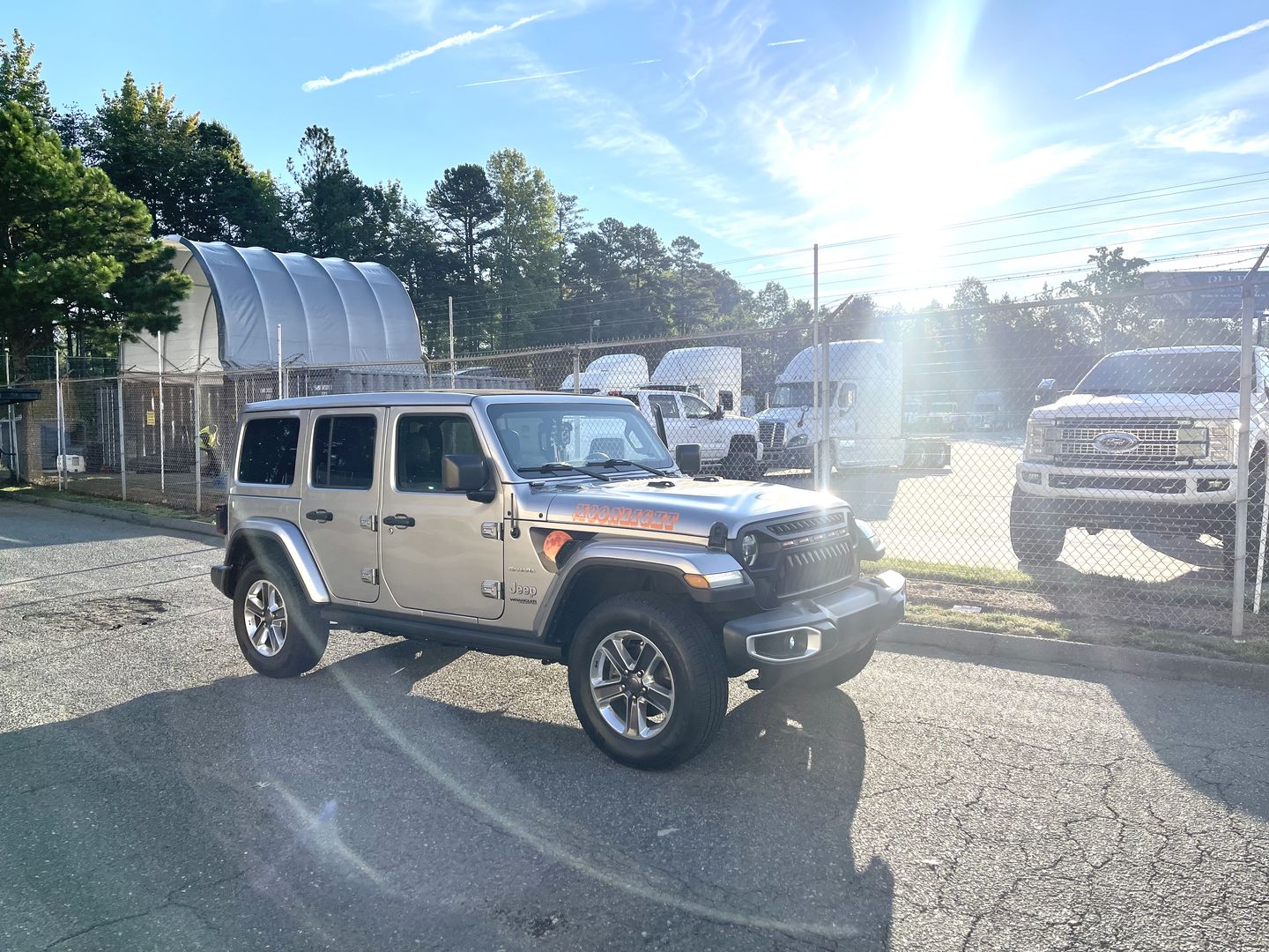 Customer photo review of Design Your Own Fender Vent Premium Wrap Decal for Wrangler and Gladiator