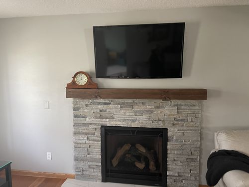 Customer photo review of Contemporary Mantels