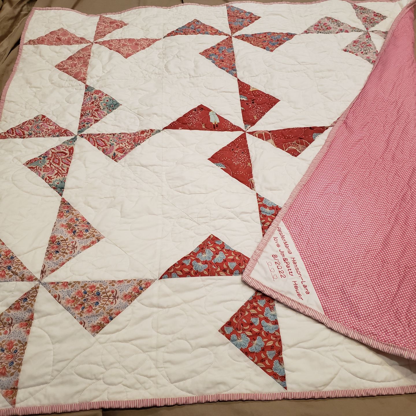 Customer photo review of Baby Quilt Tutorial Bundle - 3 Baby Quilt Patterns - Digital PDF Pattern