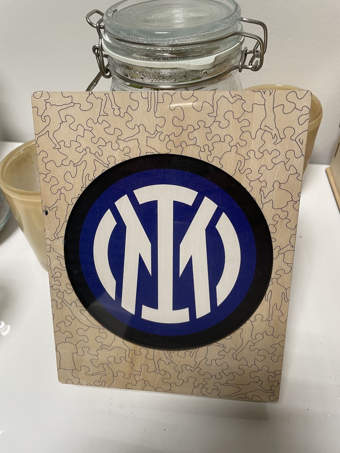 Customer photo review of FC Inter© Logo - Official Wooden Puzzle