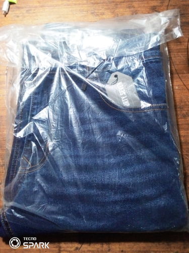 Customer photo review of Slim Fit Jeans (Dark Blue)